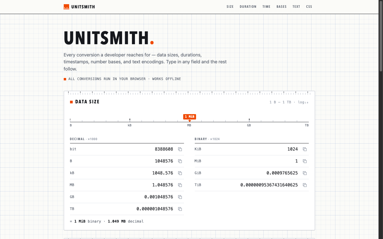 Unitsmith